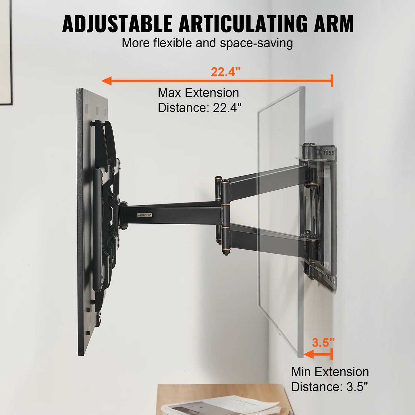 SucceBuy Full Motion TV Mount With Articulating Arms