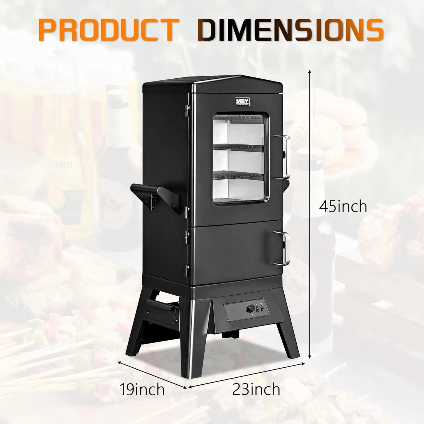 Maison Backyards E40 Electric Smoker With Built In Probe