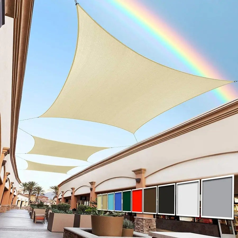 Shade Sail Canopy Outdoor Patio Fabric UPF50 Heavy Duty
