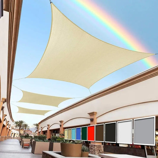 Shade Sail Canopy Outdoor Patio Fabric UPF50 Heavy Duty