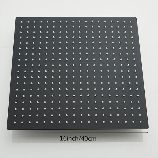 MYQualife Ultra-Thin Square Rainfall Shower Head