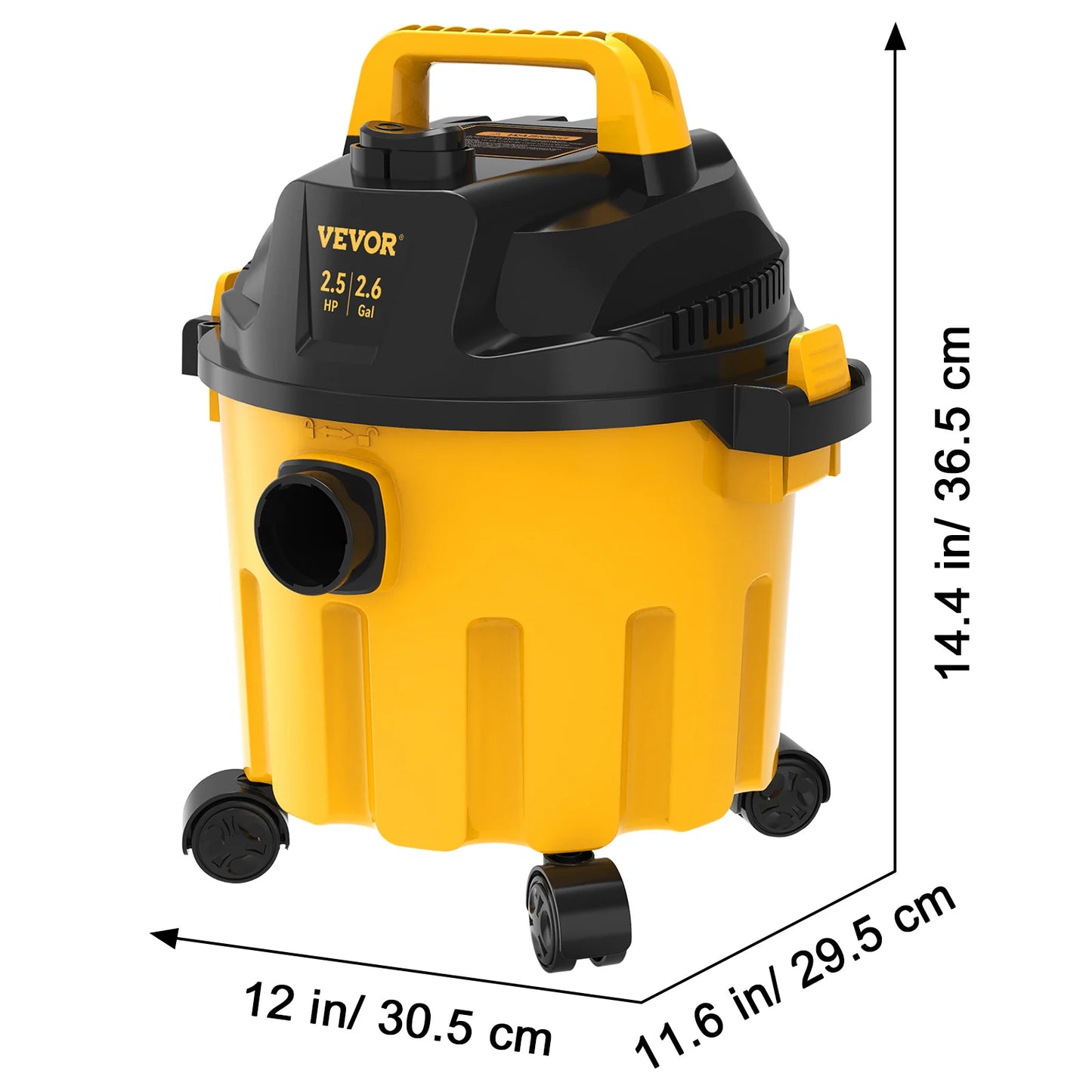 SucceBuy 3 In 1 Wet Dry Portable Shop Vacuum