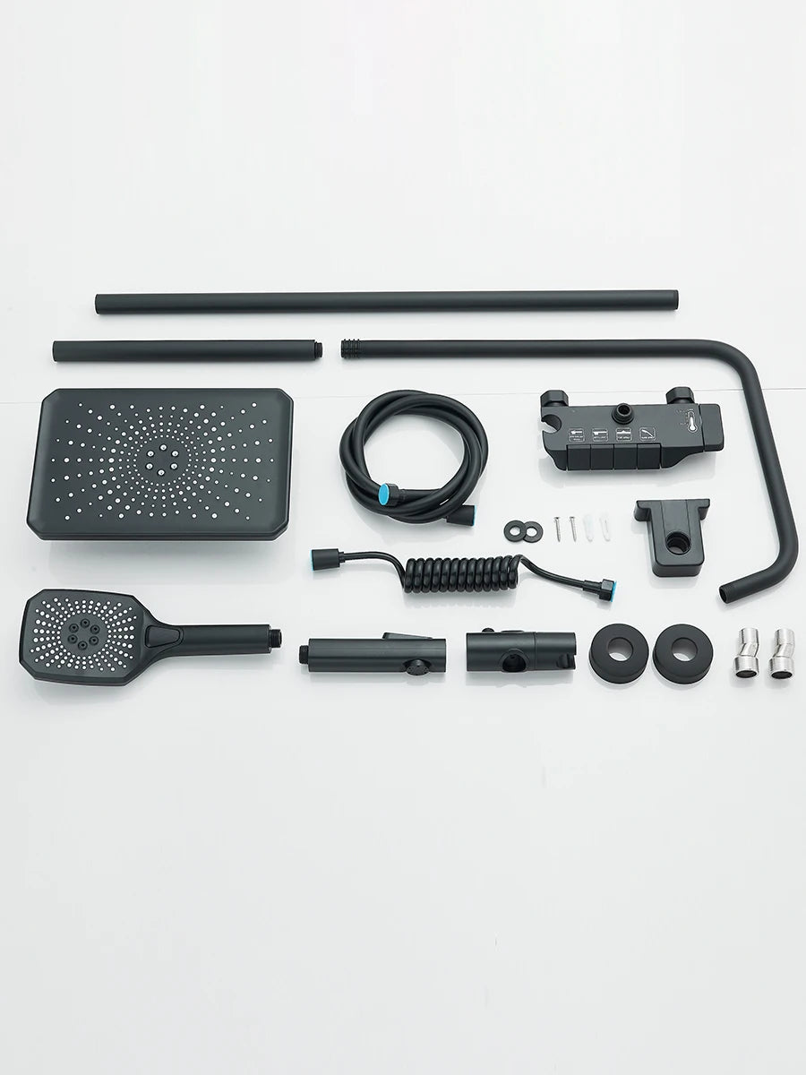 Quyanre 4 Way Shower System With Rain Bidet Faucet
