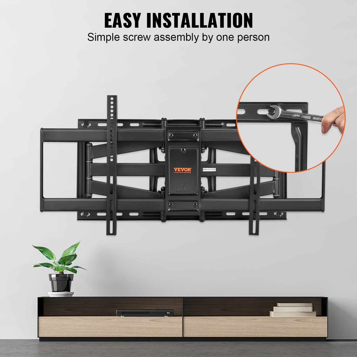 SucceBuy Full Motion TV Mount With Articulating Arms