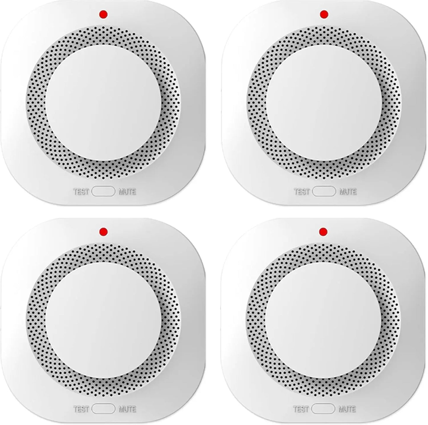 Photoelectric Smoke Detector With Test Button And 85dB Alarm