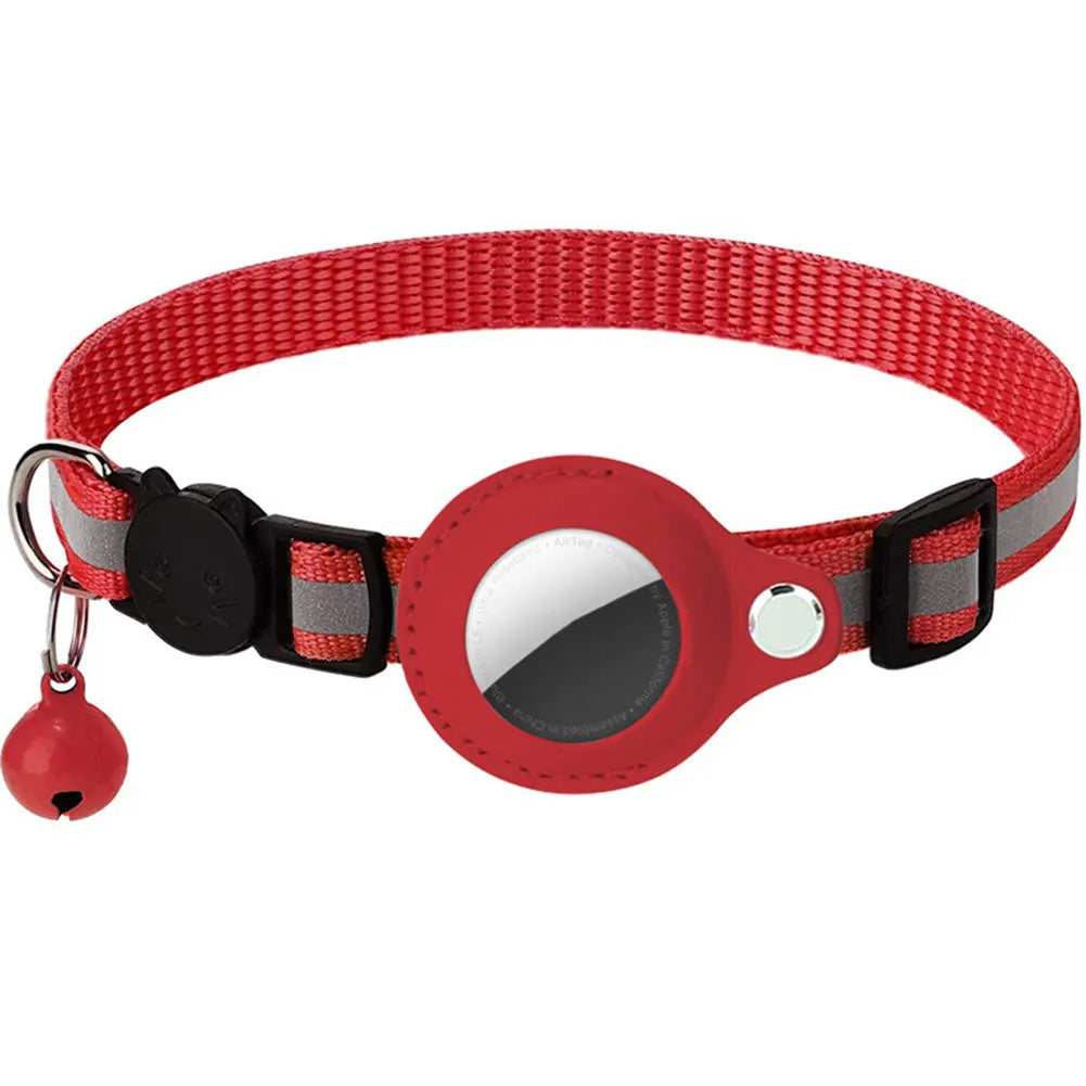 ALLOYSEED AirTag Cat Collar Reflective Adjustable Safety Buckle Kitten
