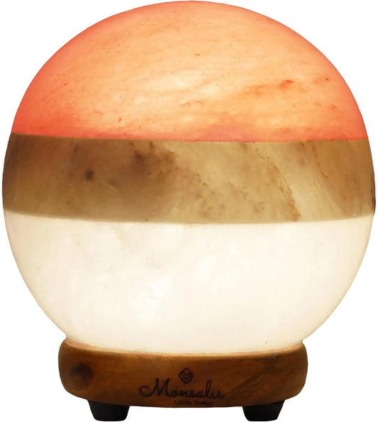 Himalayan Salt Lamp With Dimmer And Adjustable Glow Night Light