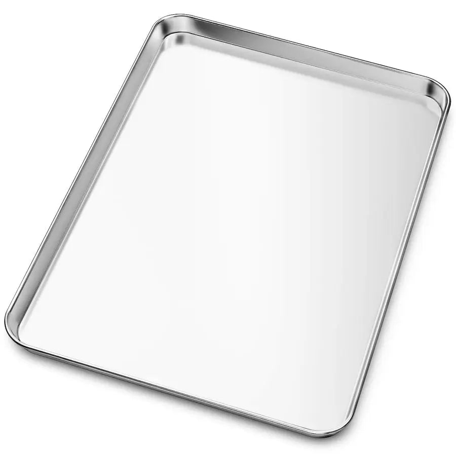 Stainless Steel Baking Pan Tray Cookie Sheet Non Toxic