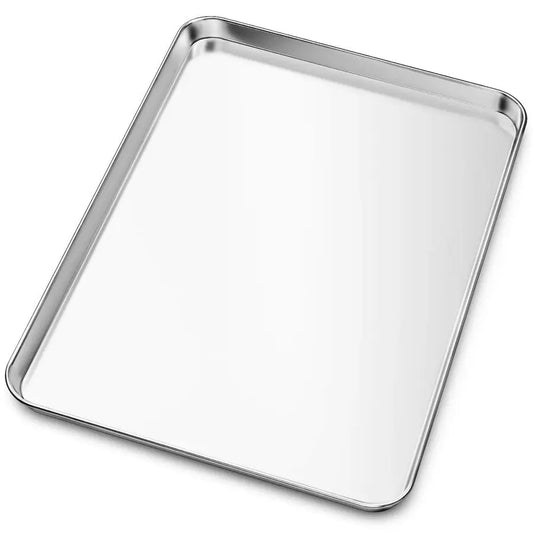 Stainless Steel Baking Pan Tray Cookie Sheet Non Toxic