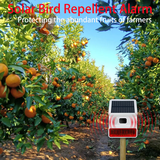 PGST IP65 Wireless Solar Siren 433MHz Outdoor Alarm System