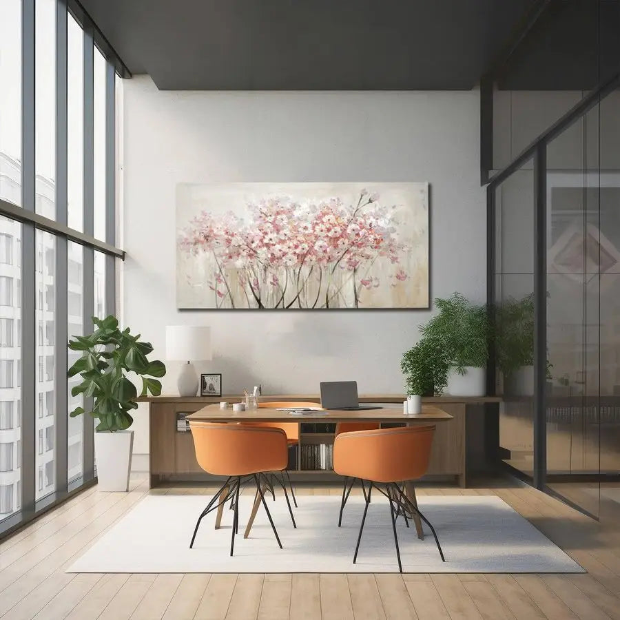 Floral Oil Painting Canvas Art Wall Decor