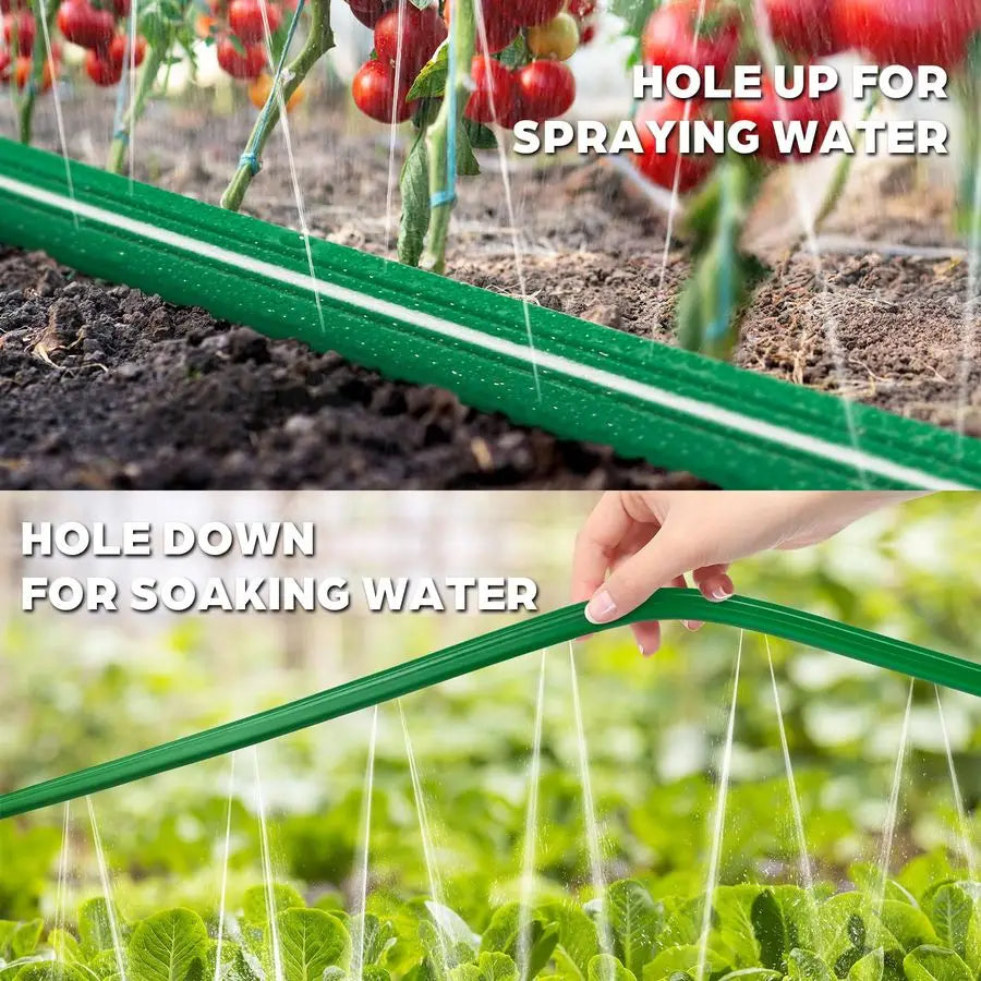 Sprinkler Hose With Holes Heavy Duty Water Saving Garden Irrigation