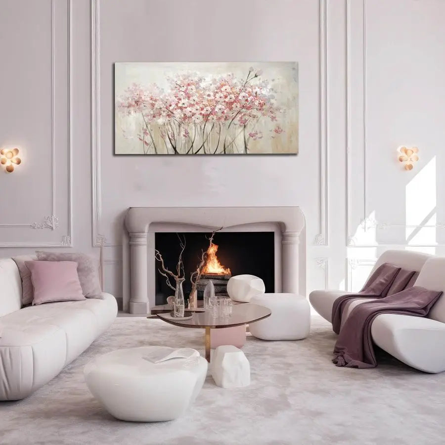 Floral Oil Painting Canvas Art Wall Decor