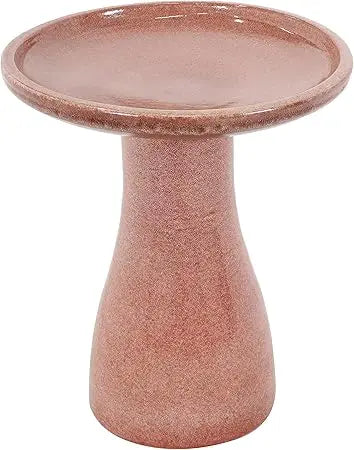 Sunnydaze Ceramic Bird Bath Outdoor Hand Painted