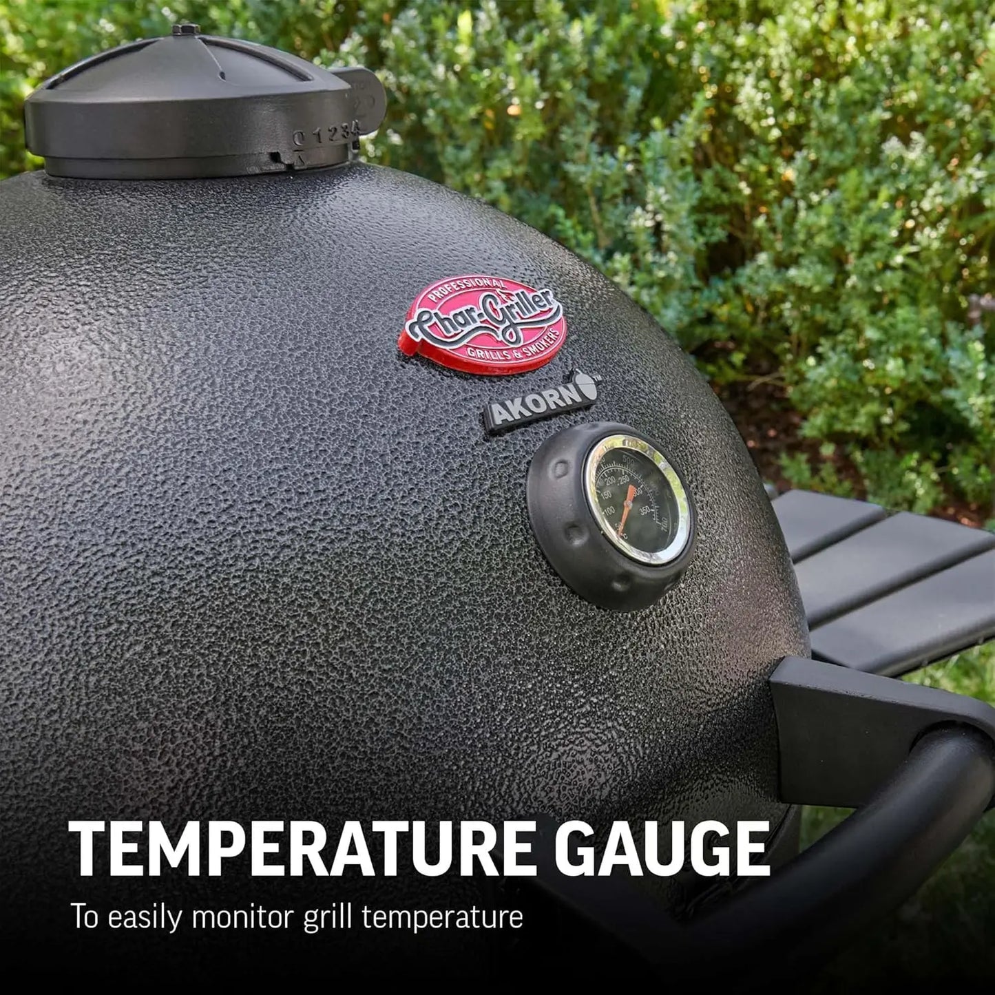 Kamado Charcoal Grill And Smoker With Cast Iron Grates