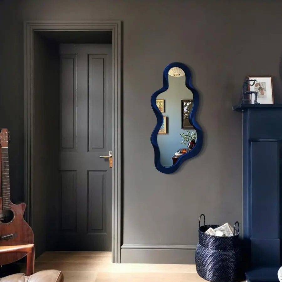 Cloud Shaped Wall Mirror For Bedroom Decor, Cute Hanging Wall Art For Teens